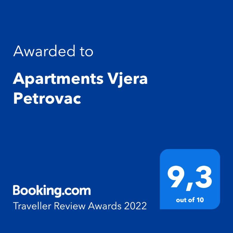 Apartments Vjera Petrovac Exterior photo